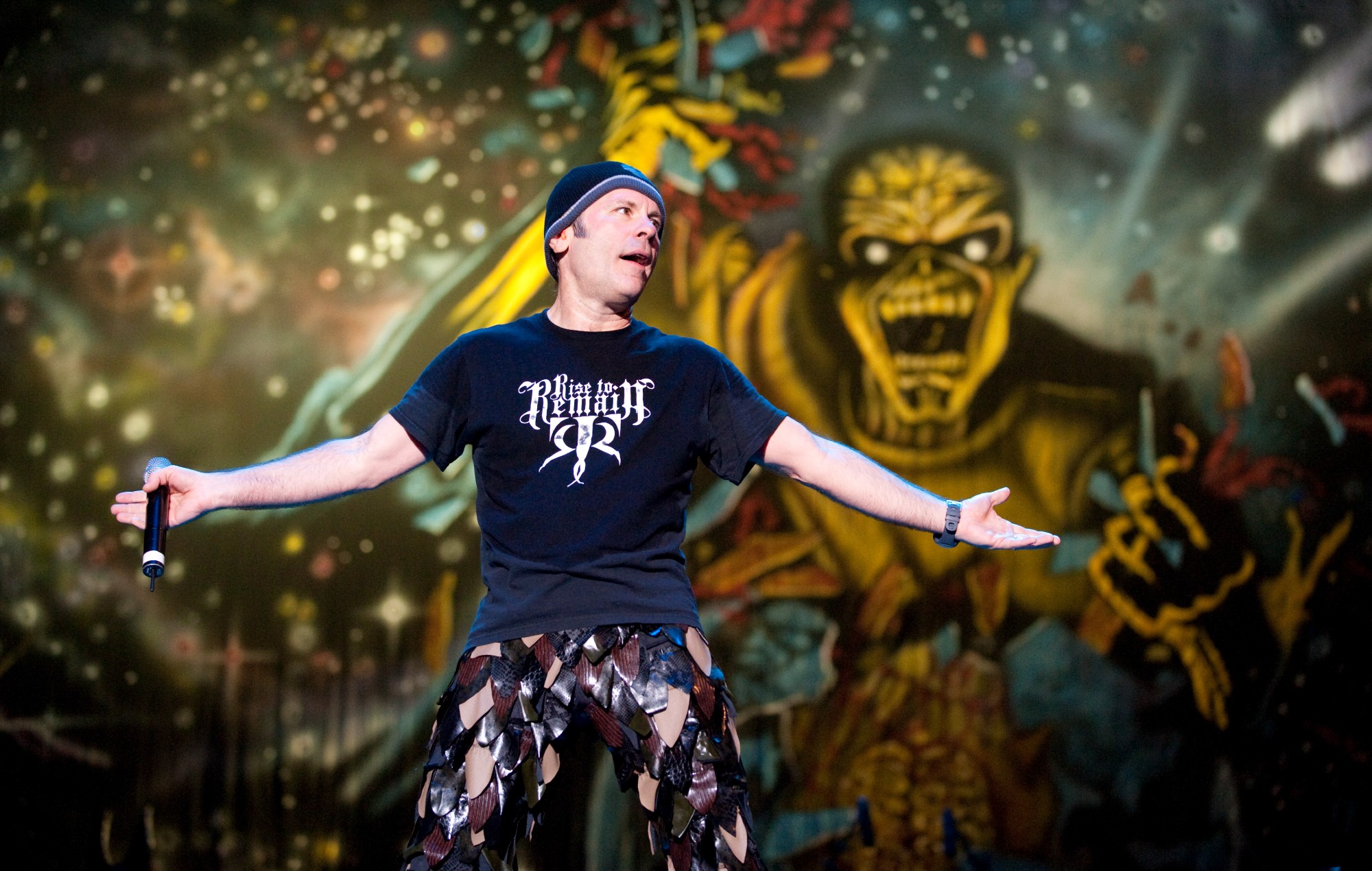 Iron Maiden perform live w/ Eddie