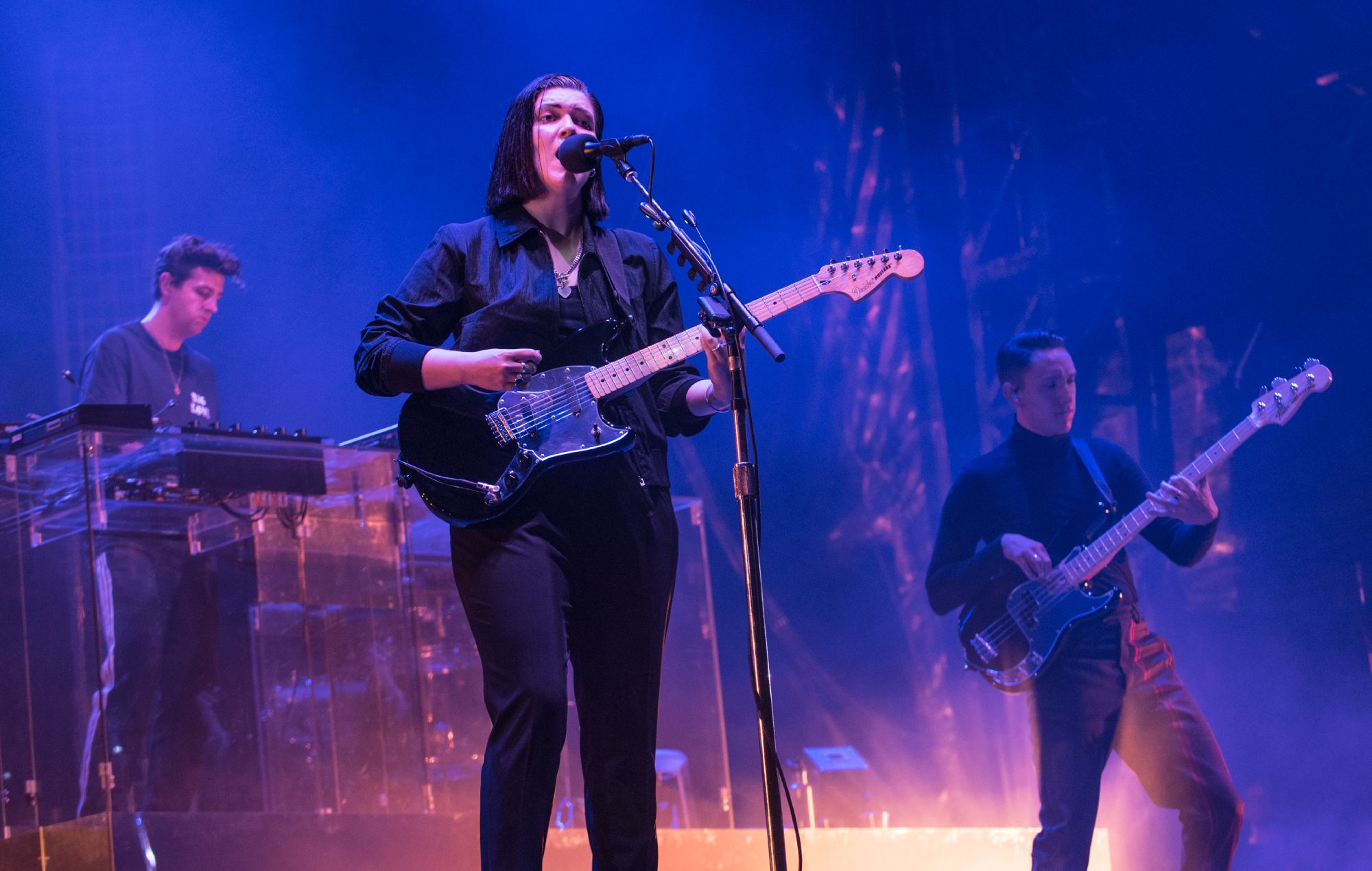 The xx, live. (Photo by Jim Bennett/FilmMagic)