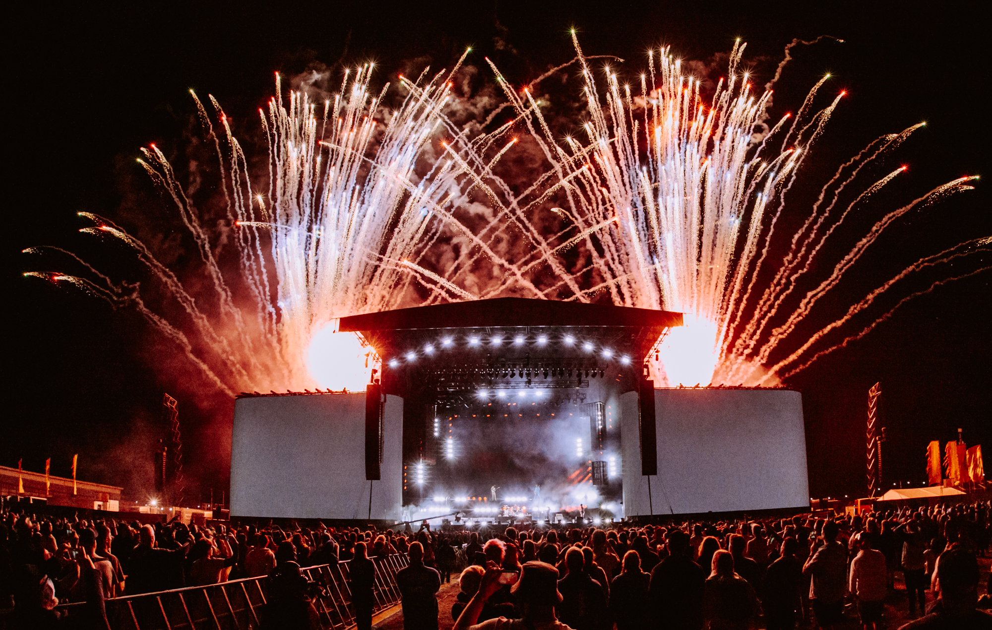 The main stage when Biffy Clyro headlined Reading Festival 2021. Credit: Andy Ford for NME