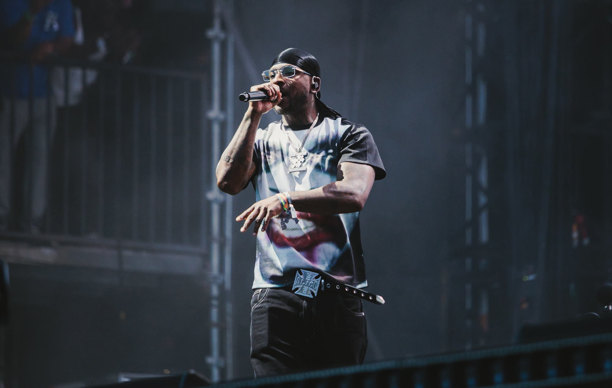 Skepta live at Glastonbury 2025, photo by Andy Ford