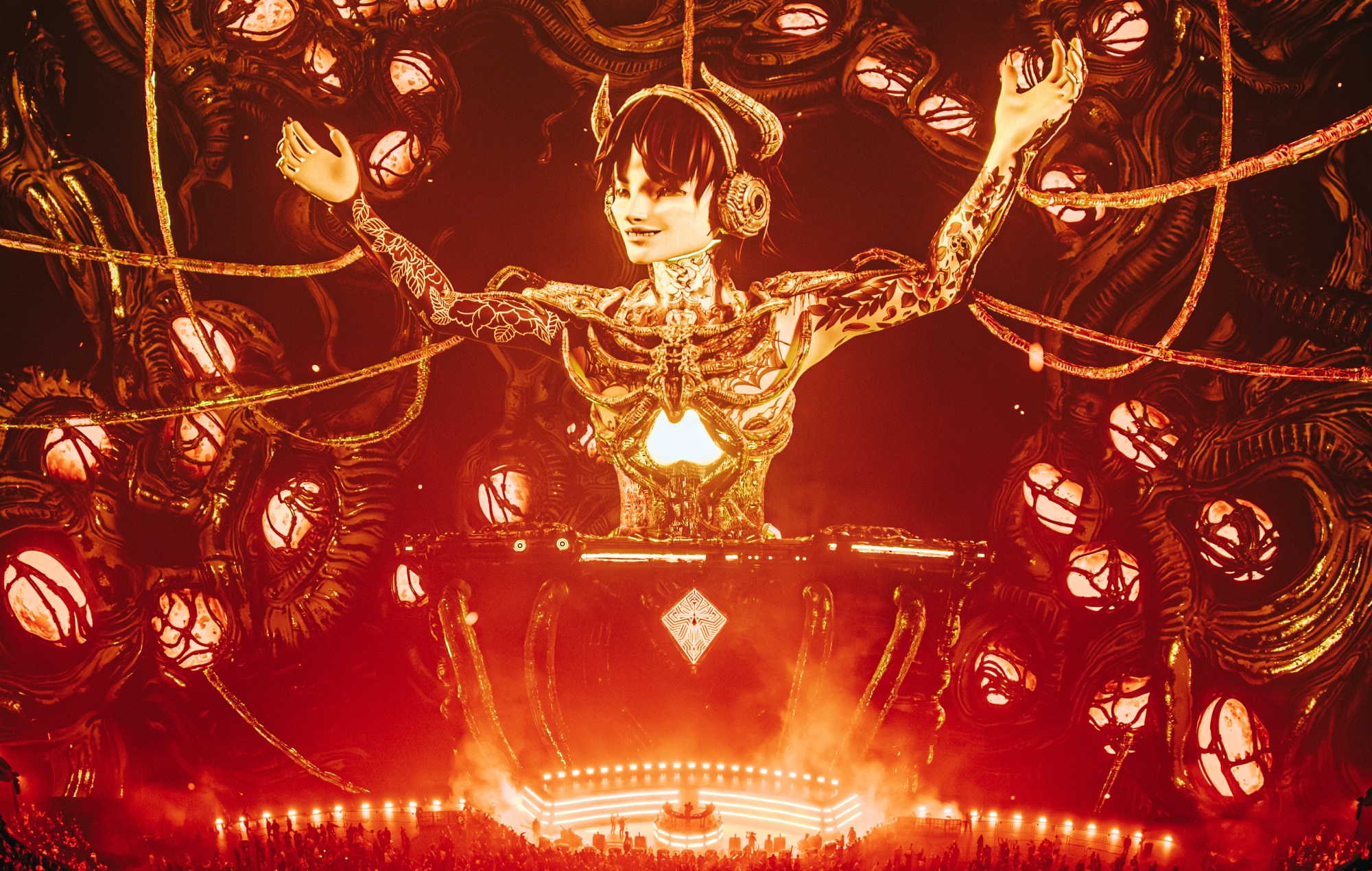 Illenium and Bring Me The Horizon live experience at Las Vegas' Sphere