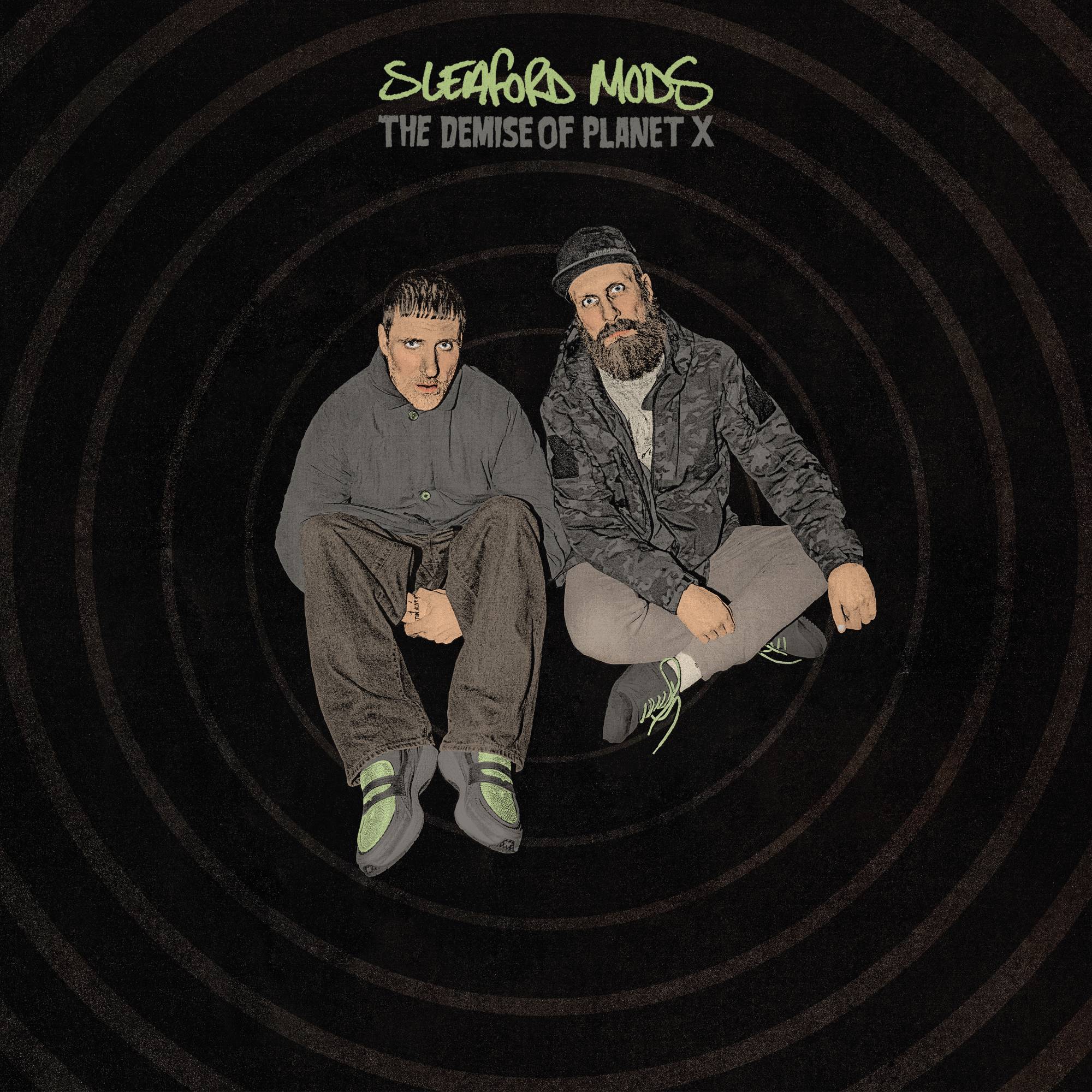 The artwork for Sleaford Mods' 'The Demise Of Planet X'. Credit: Press