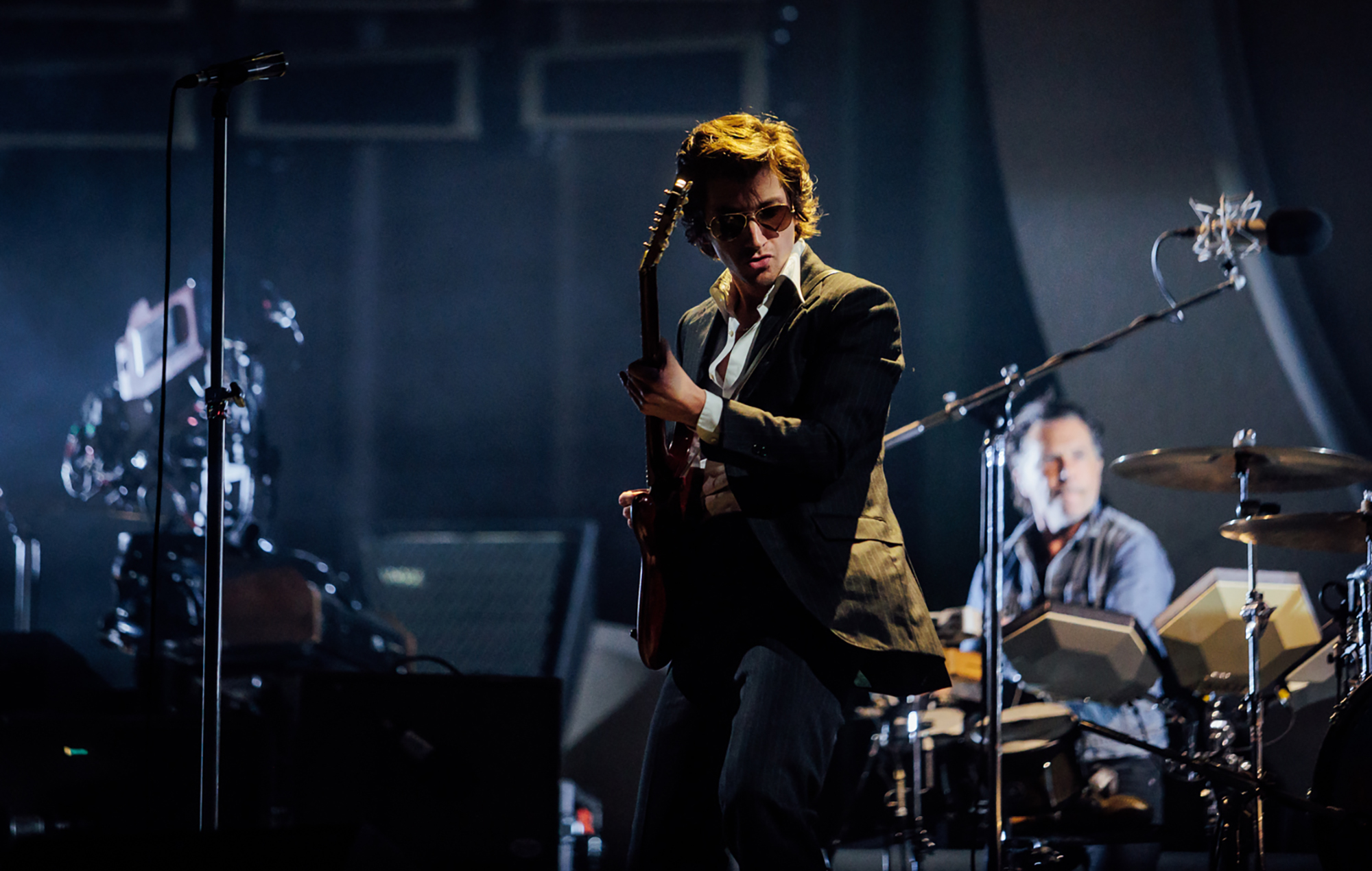 Arctic Monkeys live at Glastonbury 2023, photo by Andy Ford