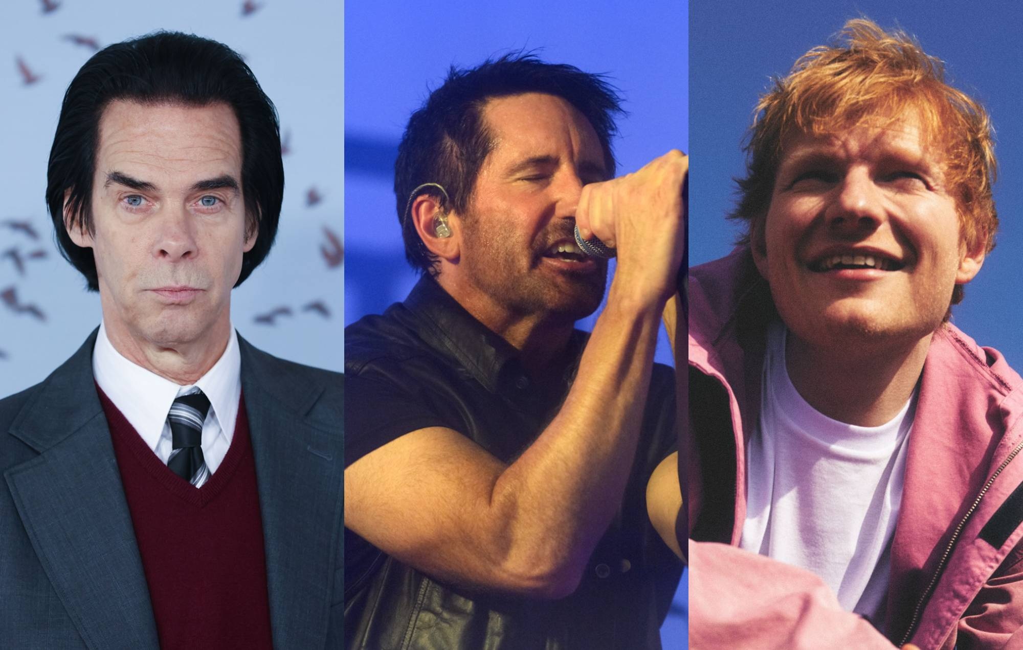 Nick Cave, Trent Reznor and Ed Sheeran