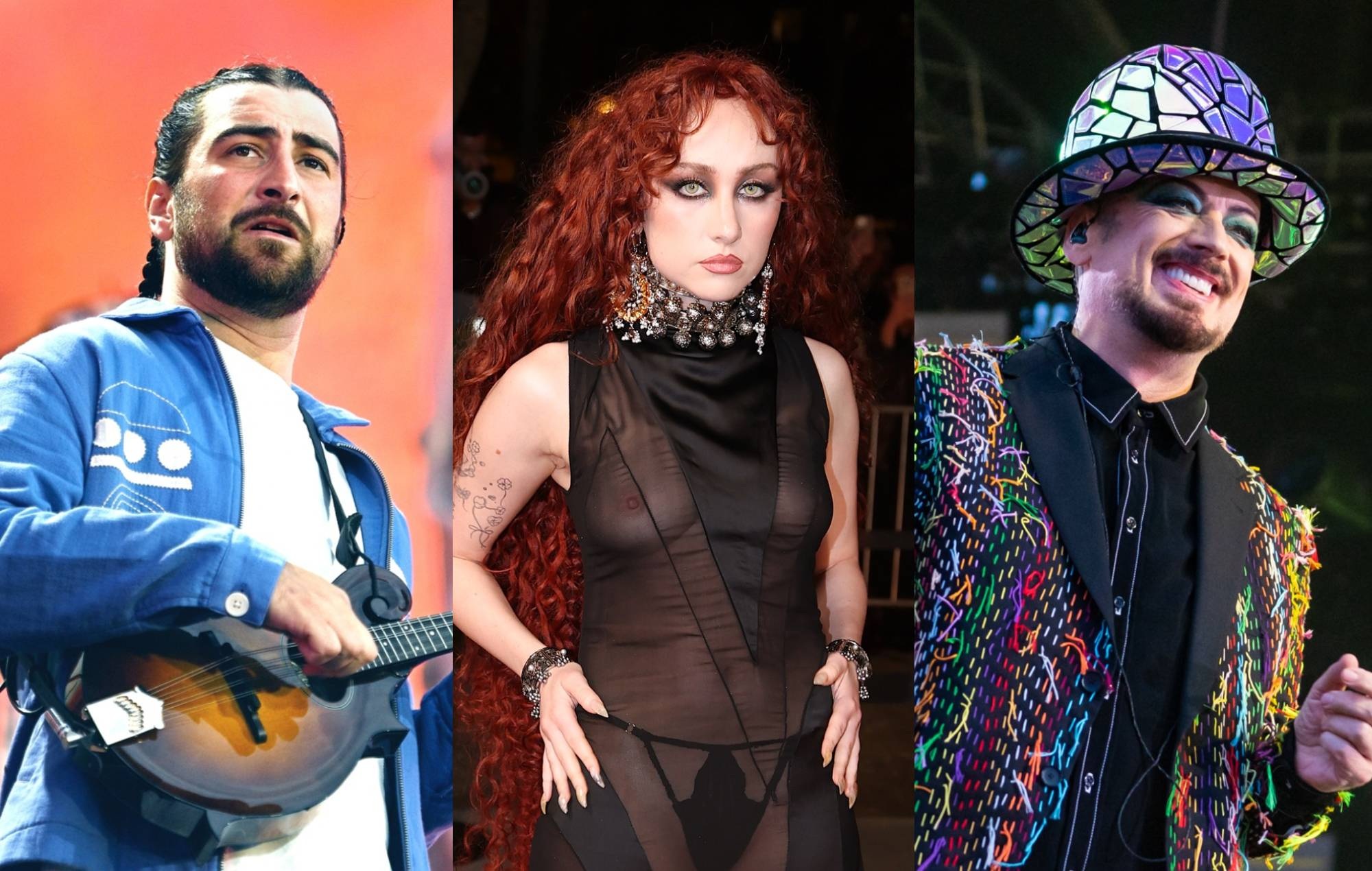 Noah Kahan, Chappell Roan and Boy George