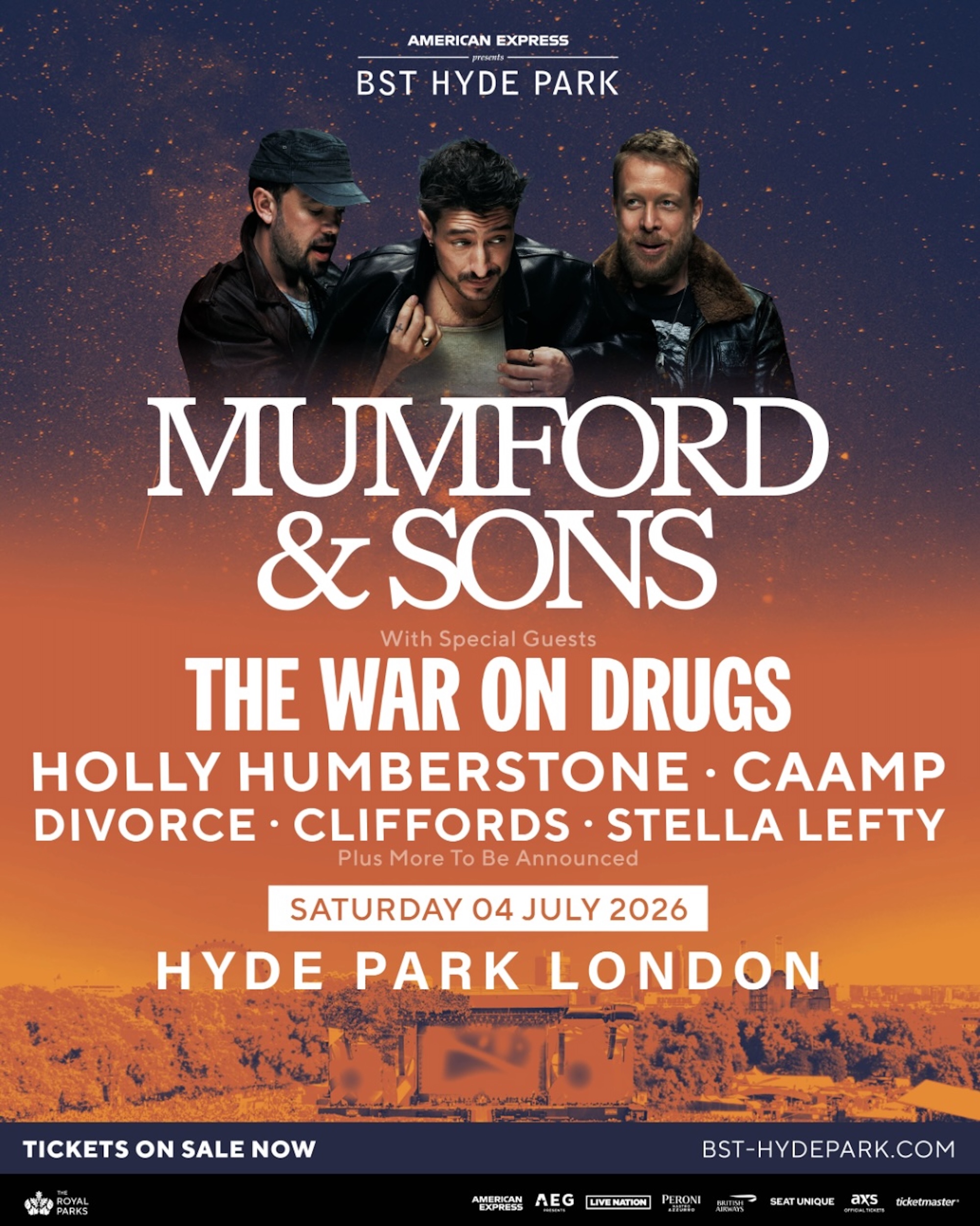 BST Hyde Park Mumford & Sons poster