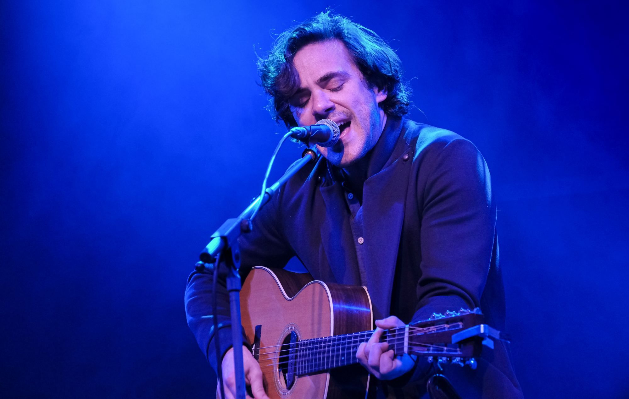 Jack Savoretti live on stage at The Brook, Southampton (Photo by Dawn Fletcher-Park/SOPA Images/LightRocket via Getty Images)
