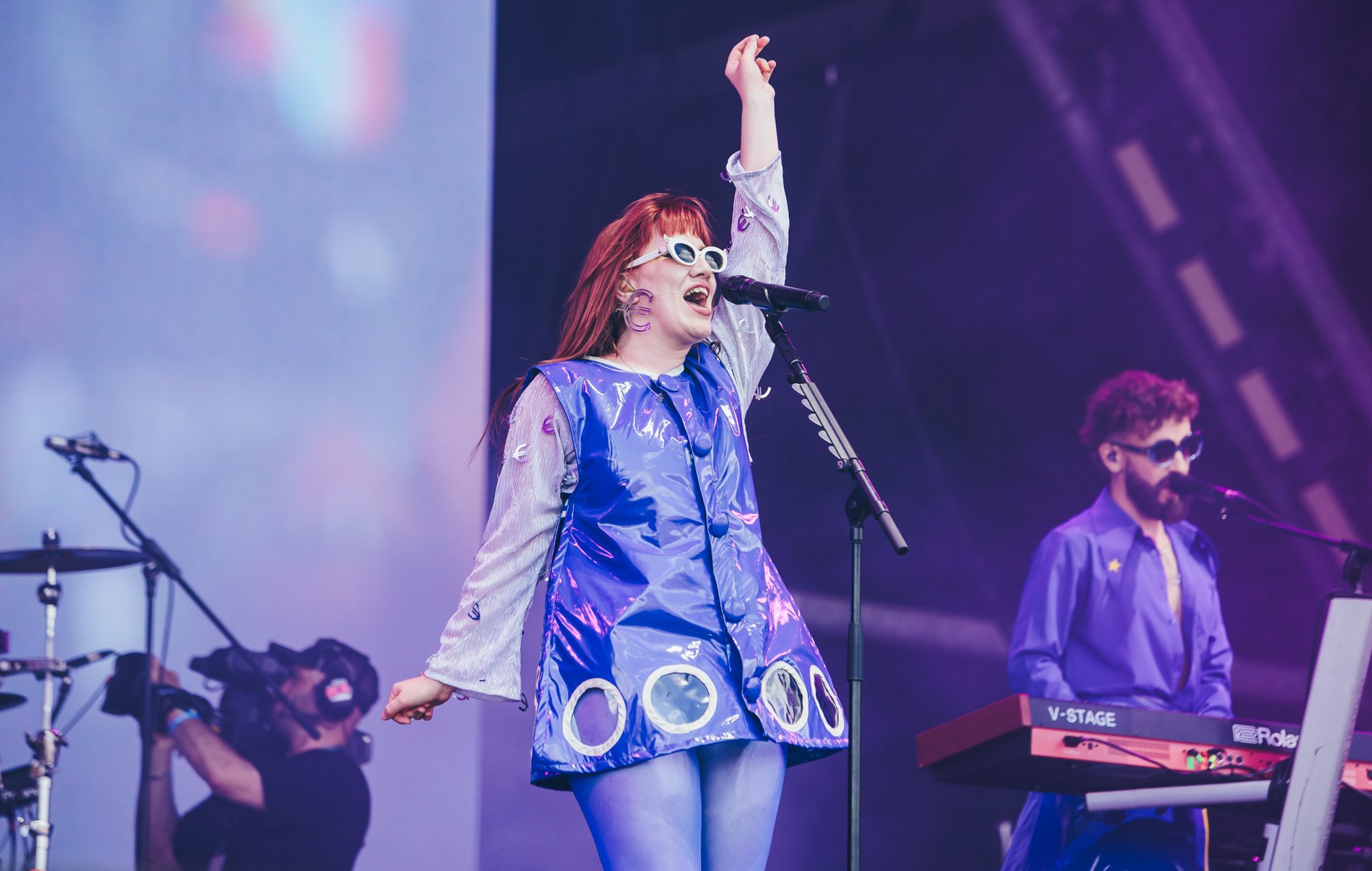 CMAT live at Glastonbury 2025. Credit: Andy Ford for NME