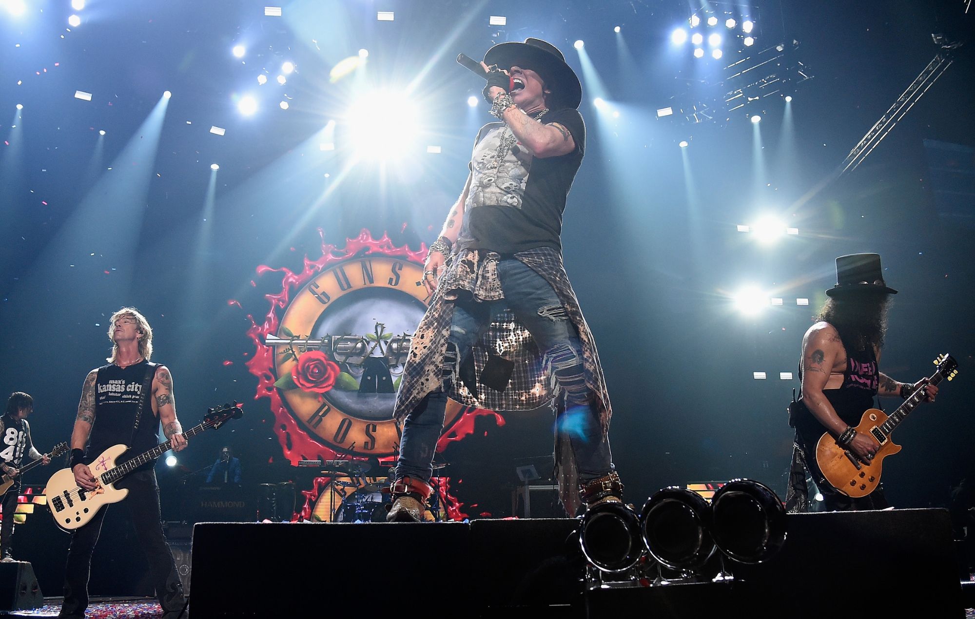 Guns N' Roses perform live