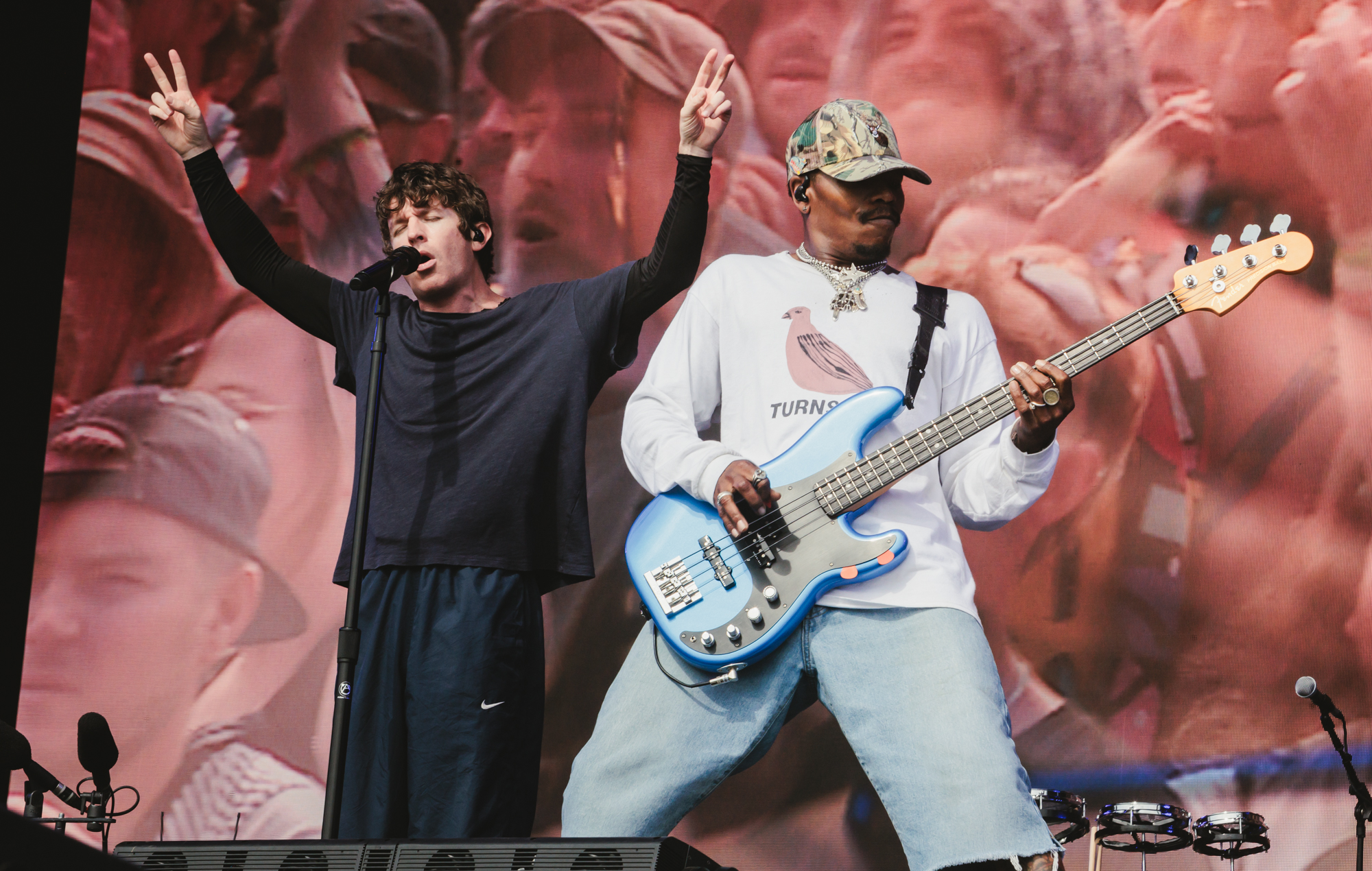 Turnstile perform live at Glastonbury 2025, photo by Andy Ford