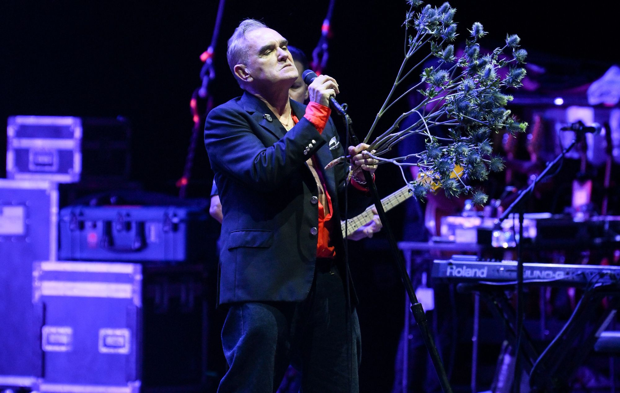 Morrissey performs in 2025