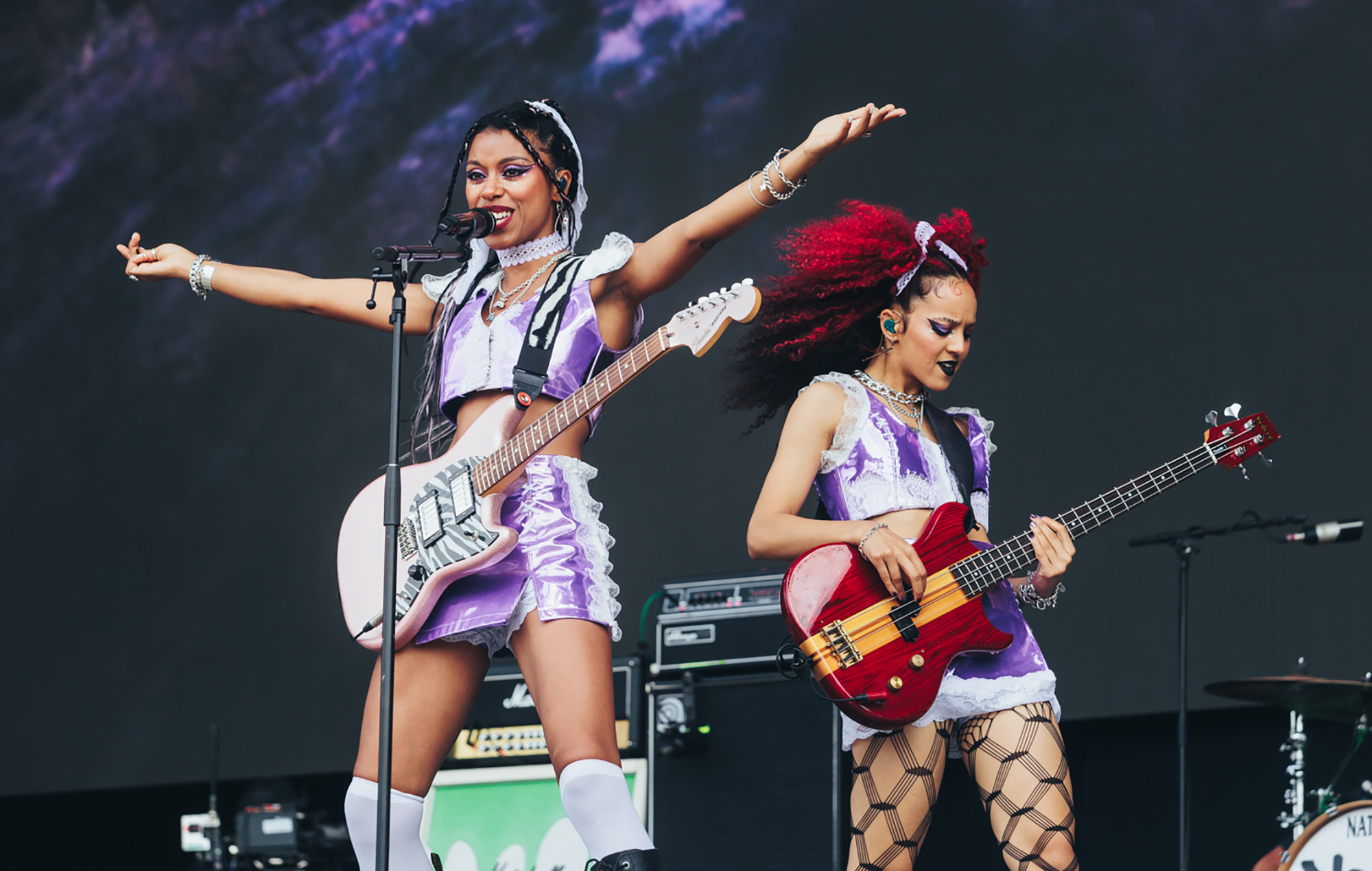 Nova Twins live at Glastonbury 2023, photo by Andy Ford