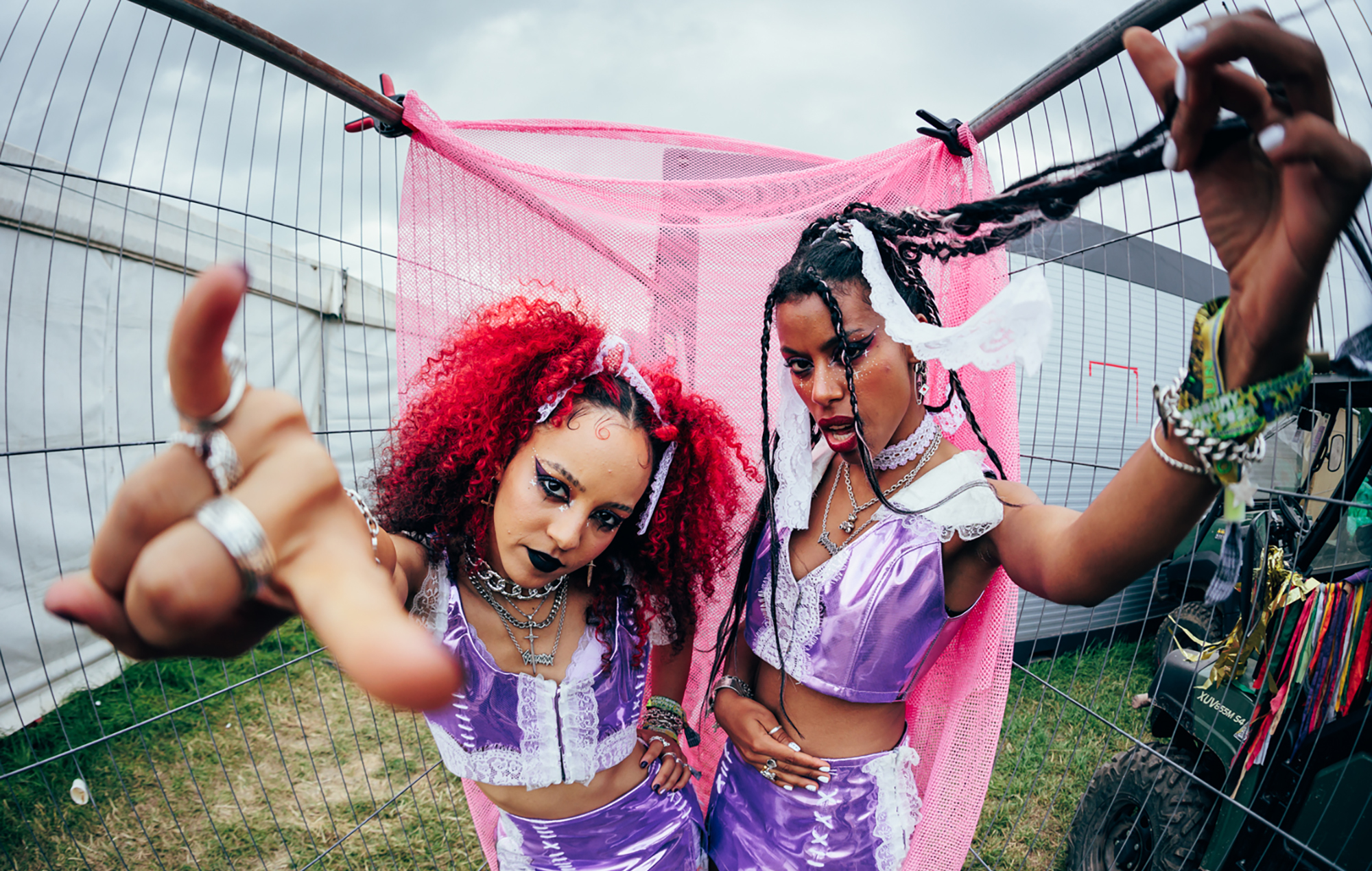 Nova Twins at Glastonbury 2023, photo by Andy Ford