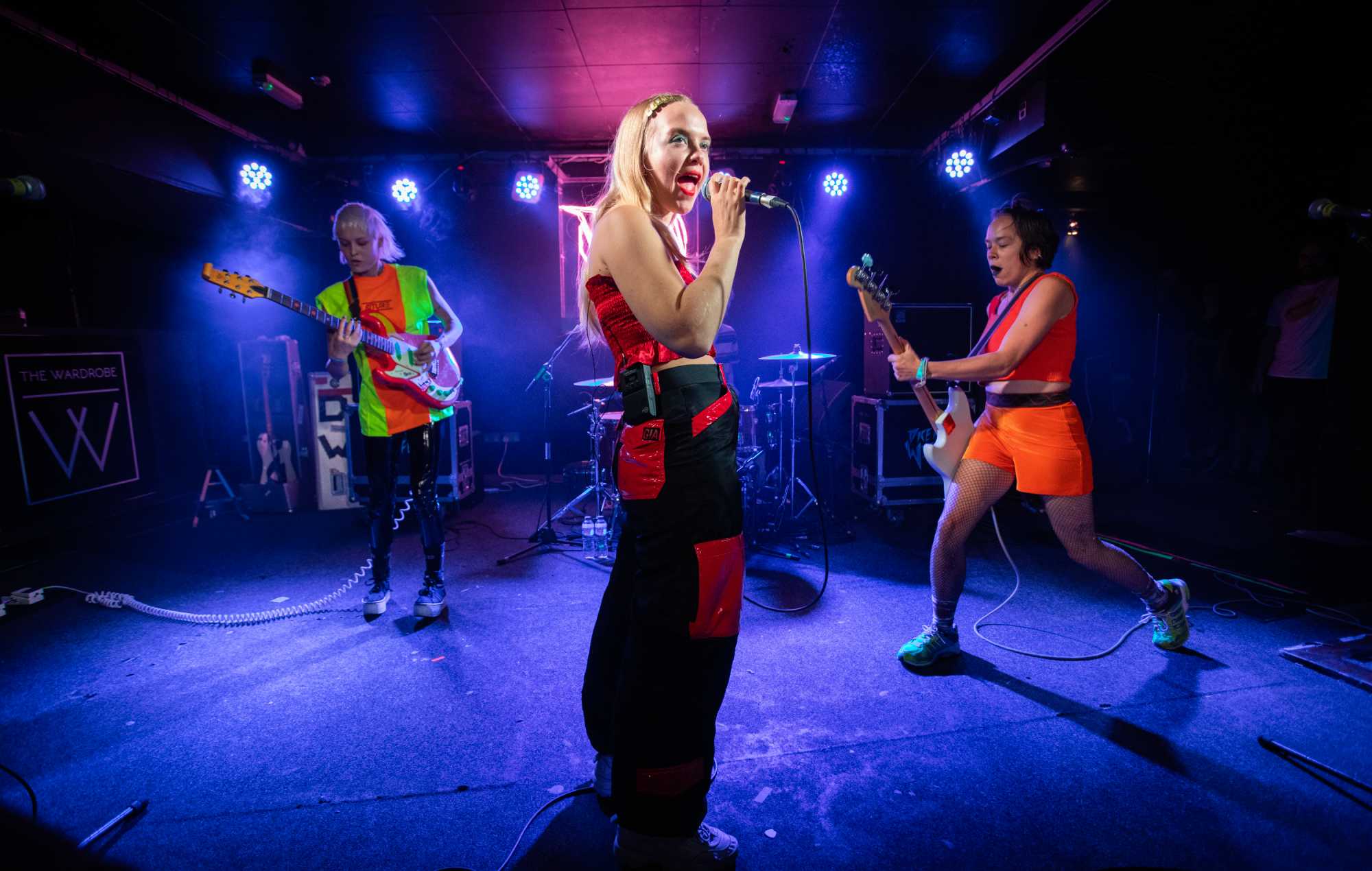 Dream Wife live at The Wardrobe in Leeds (Photo by Andrew Benge/Redferns)