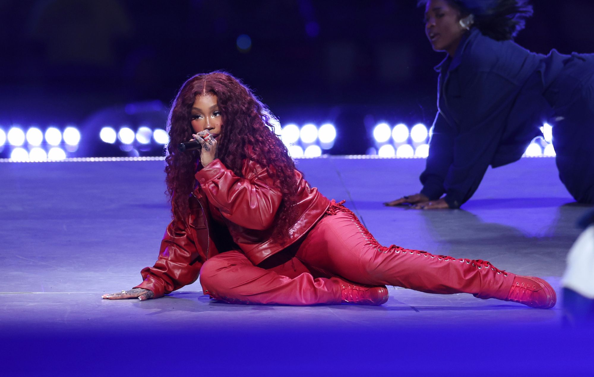 SZA performs live