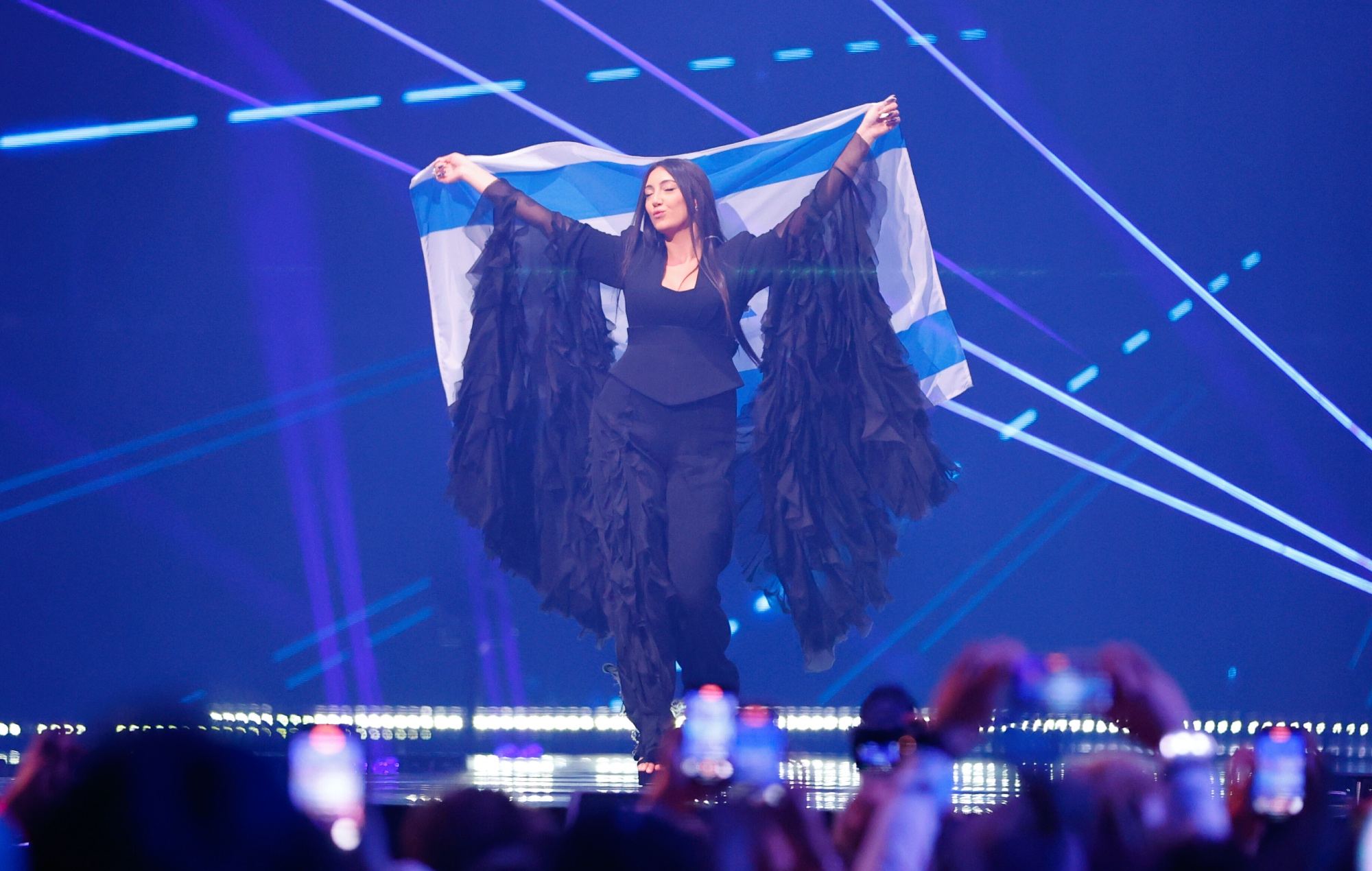 Yuval Raphael performing live at Eurovision