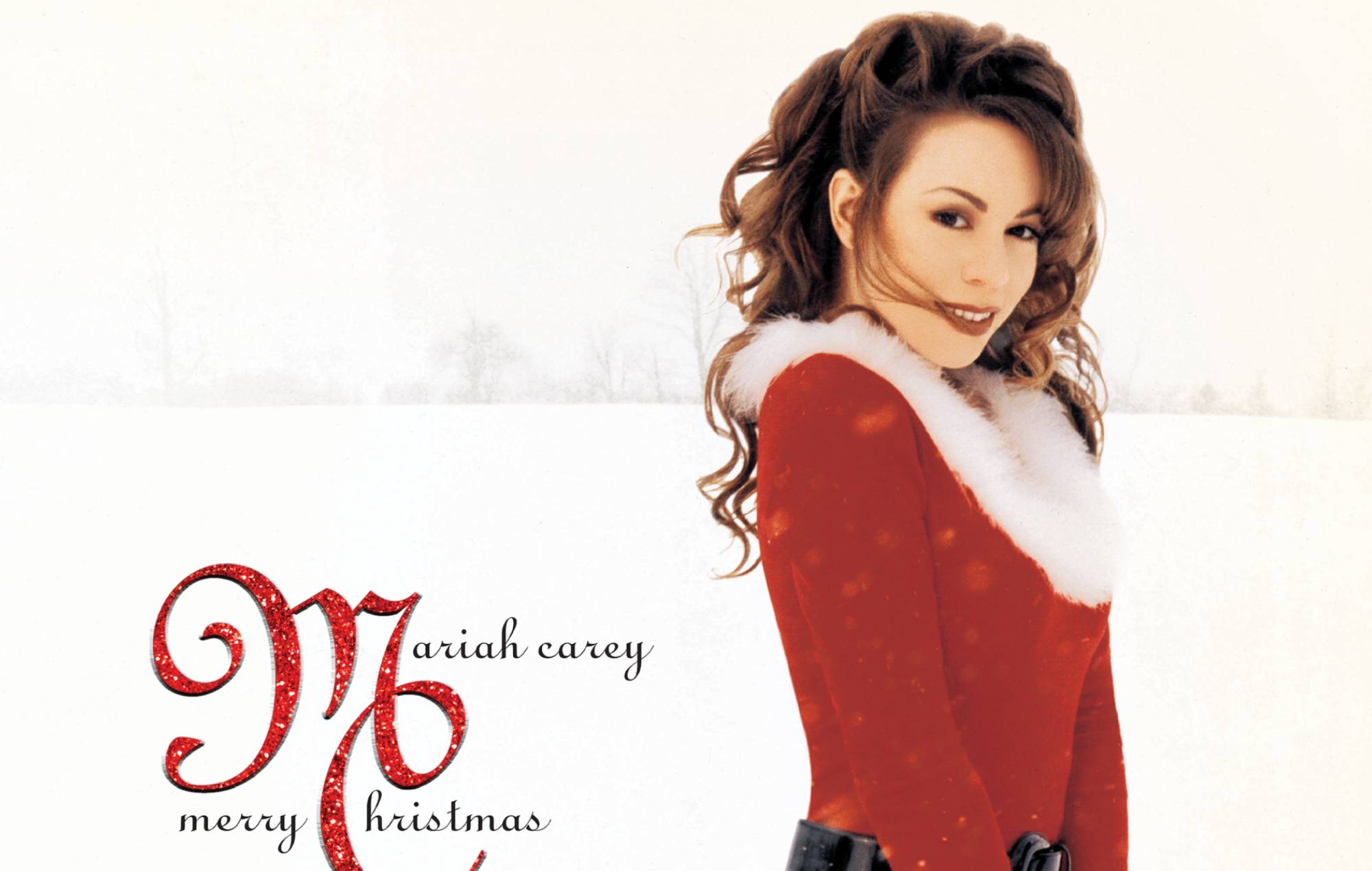 Mariah Carey 'Merry Christmas' album artwork. Credit: PRESS