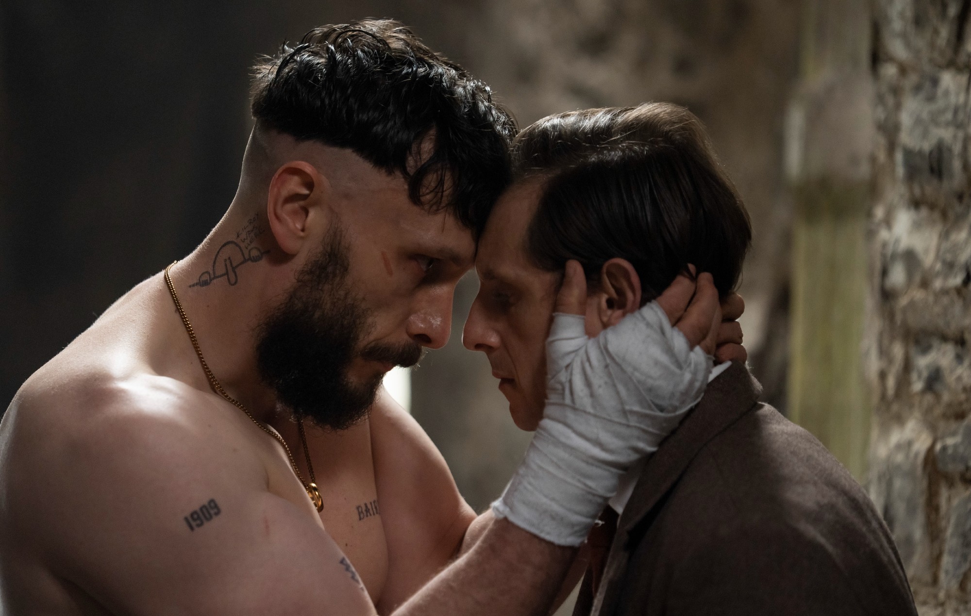 Richard Gadd and Jamie Bell in 'Half Man'. 