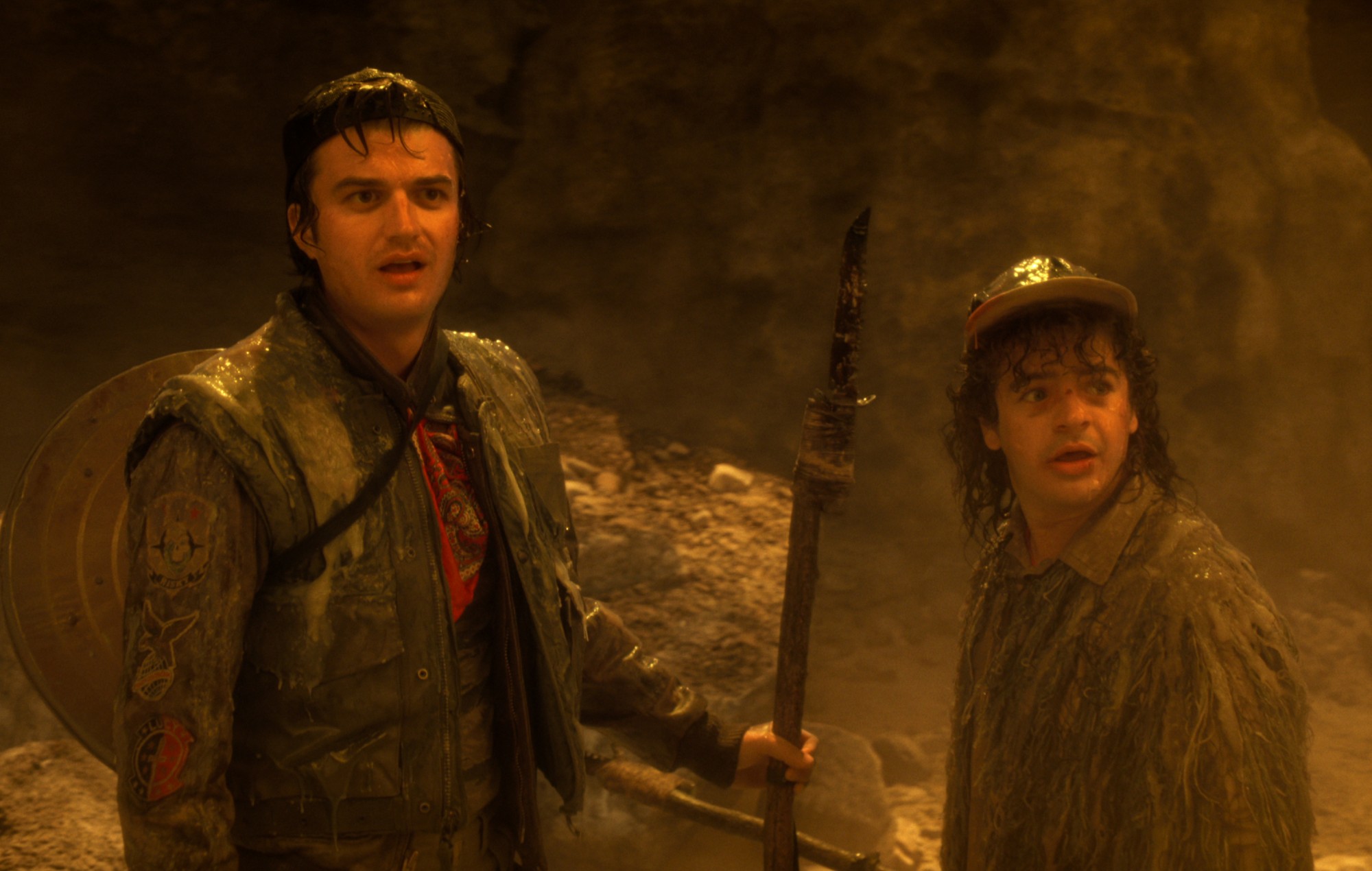 Joe Keery and Gaten Matarazzo in 'Stranger Things' season five.