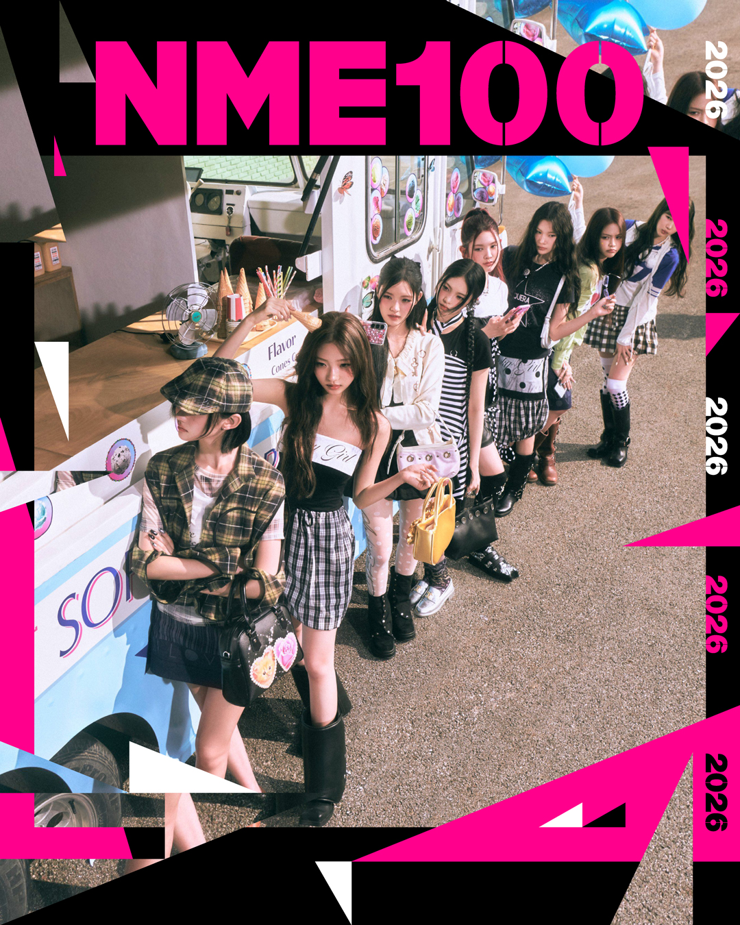 NME 100 of 2026 artist Hearts2Hearts, photo by SM Entertainment