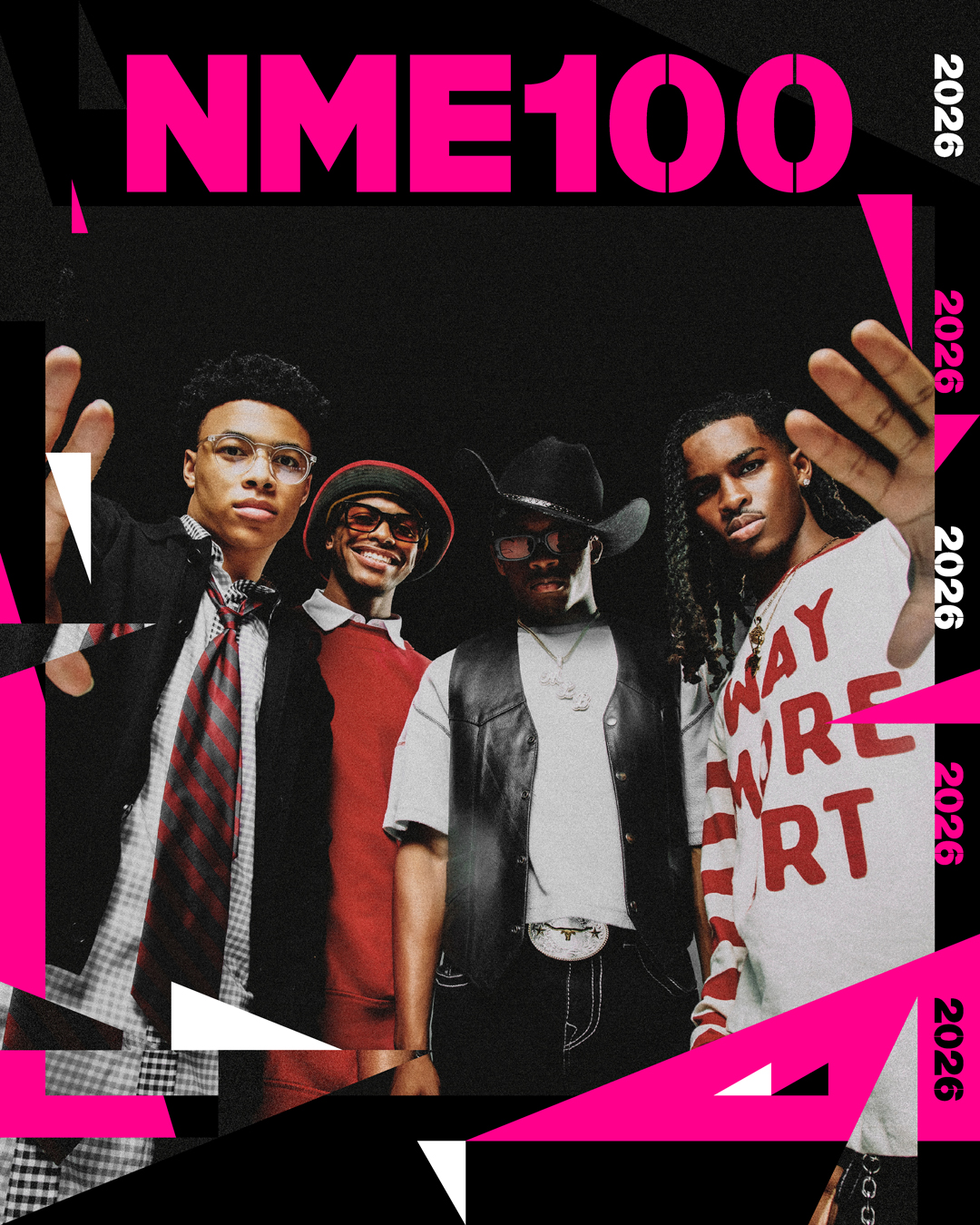 NME 100 of 2026 artist 2BYG, photo by Canon Carter