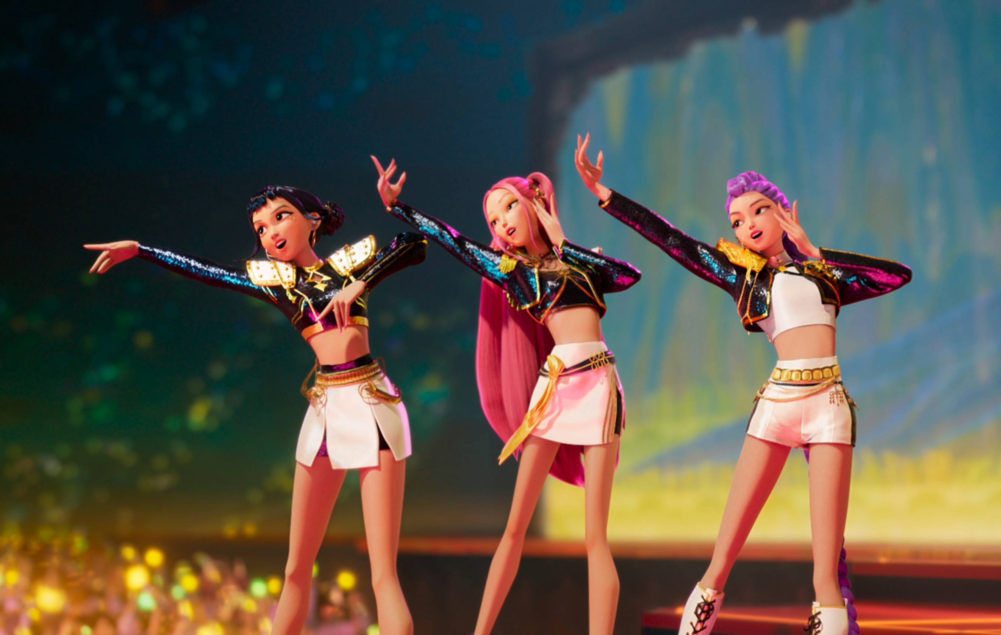 Huntr/x in 'KPop Demon Hunters'