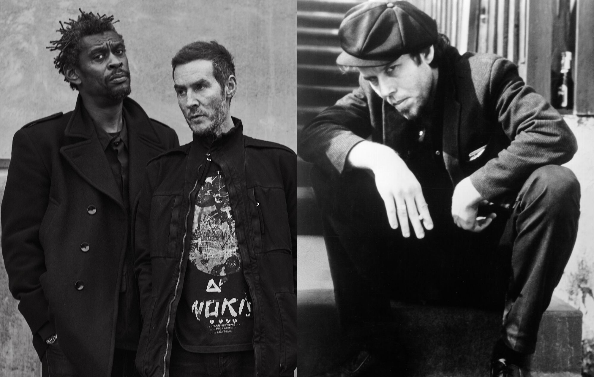 Massive Attack and Tom Waits. Credit: Warren Du Preez/Richard Creamer/Michael Ochs Archives/Getty Images