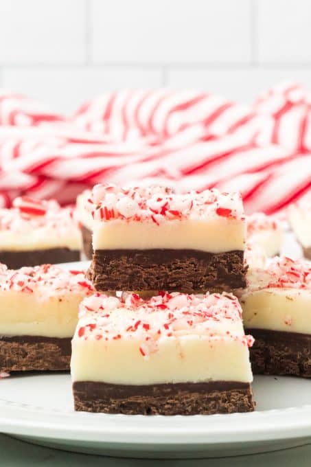 Candy cane fudge.