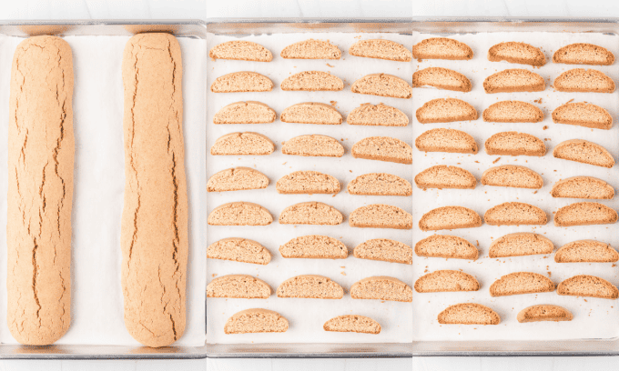 Second set of process photos for Chai Biscotti.