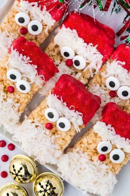 Santa Rice Krispie Treats