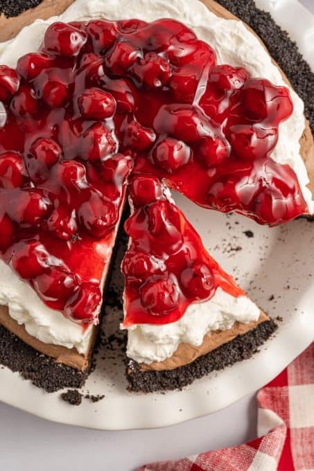 Black Forest Pie that doesn't require baking!