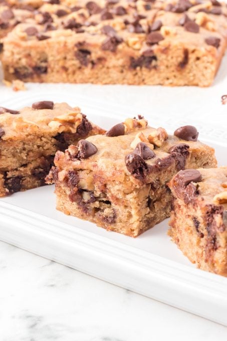Banana Chocolate Chip Blondies