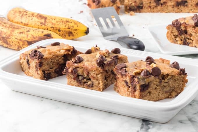 Banana Blondies