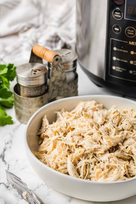 Chicken made easily using an Instant Pot.