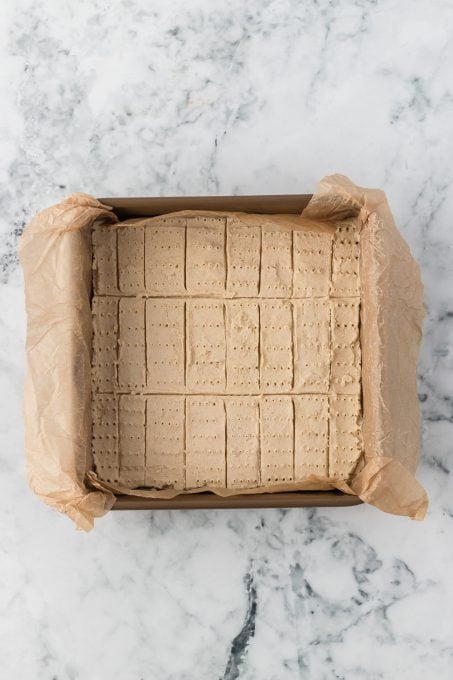 Shortbread ready for the oven.