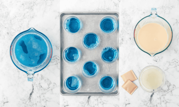 First set of process photos for Jell-O© Cups