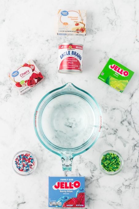 Jell-O© Cups ingredients