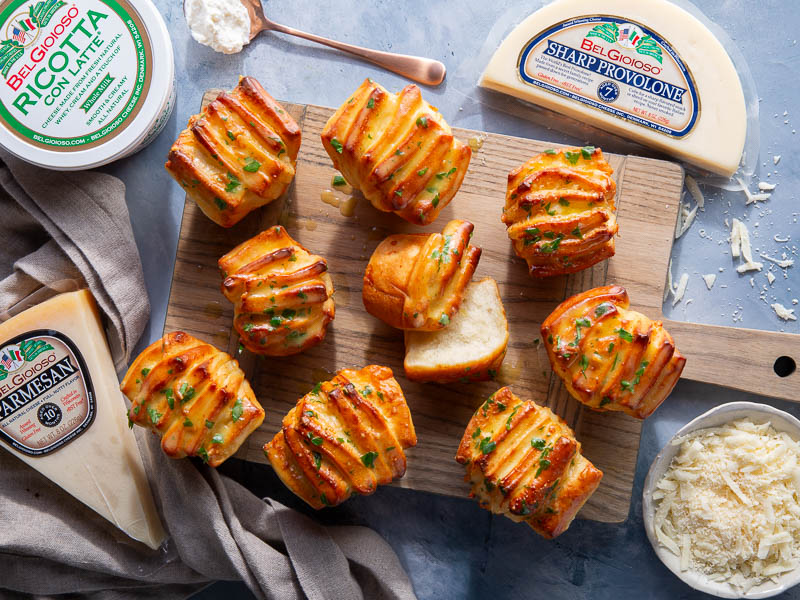 three cheese fantails