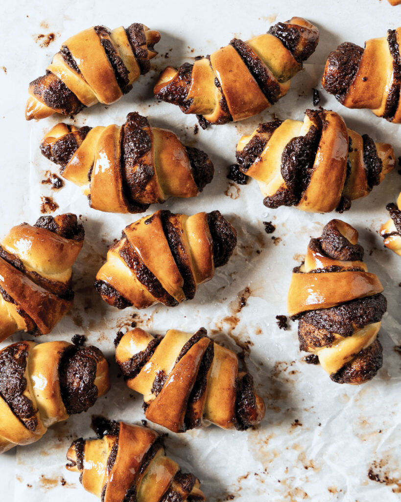 Yeasted Chocolate Rugelach