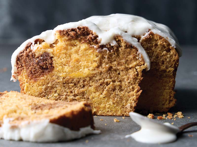 Marbled Sweet Potato-Chocolate Loaf Cake