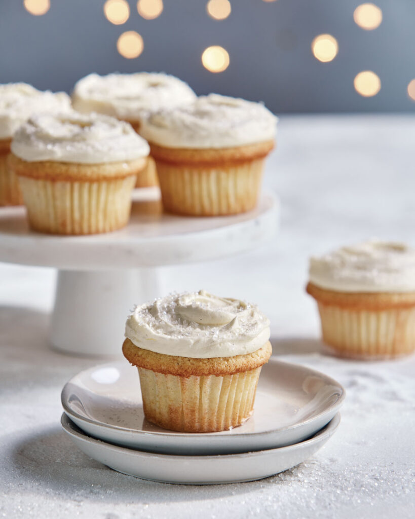 Vanilla Cupcakes with Vanilla Buttercream