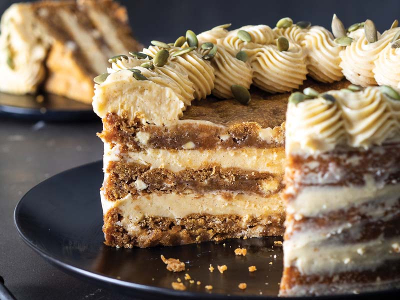 Pumpkin Cookie Cake