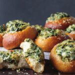 Spinach-Artichoke Pretzel Buns