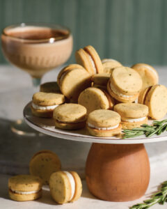 Rosemary and Goat Cheese Sandwich Cookies