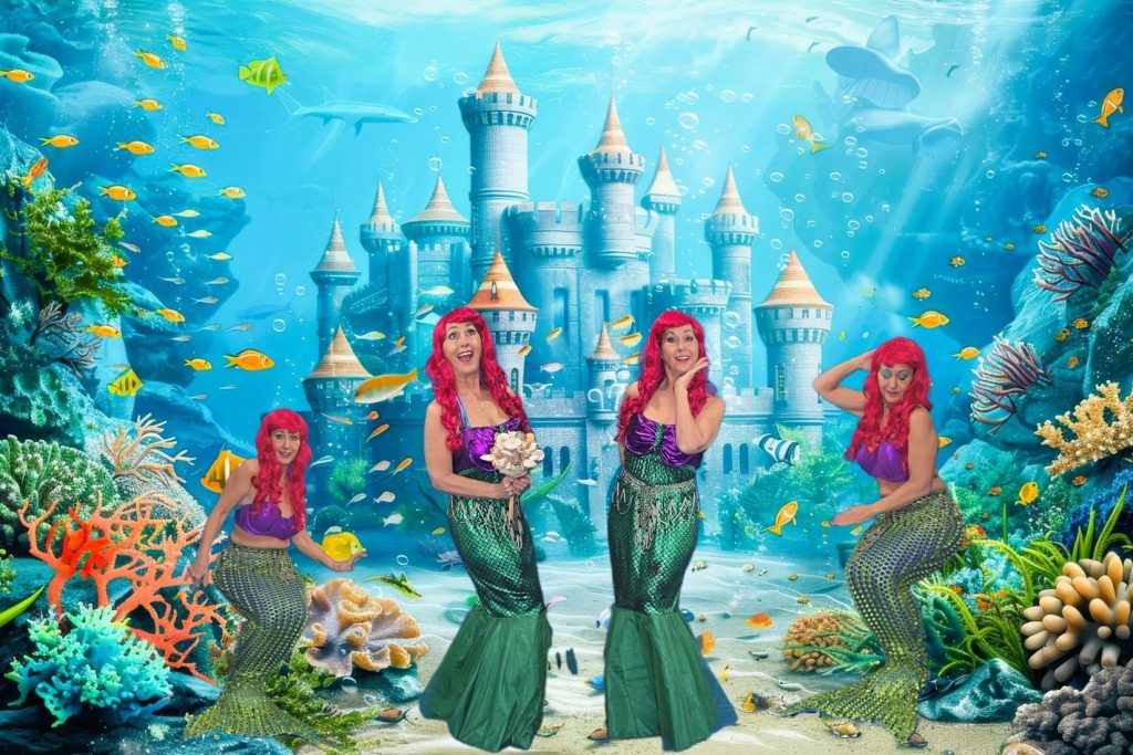 Mermaids in castle