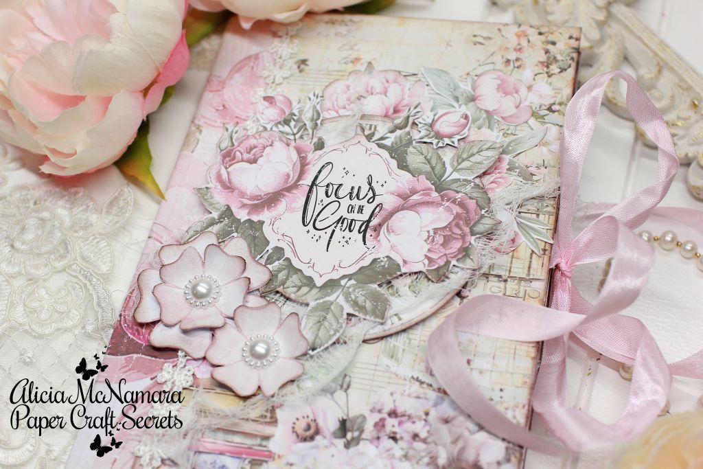 How to Make a Pink Vintage Journal By Alicia McNamara