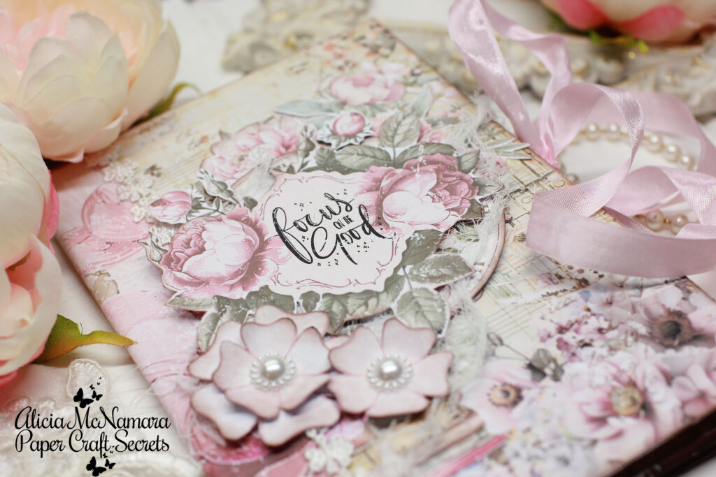 How to Make a Pink Vintage Journal By Alicia McNamara