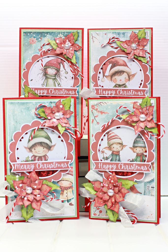 How to Make Christmas Shaker Cards Free Christmas Card Printable by Alicia McNamara