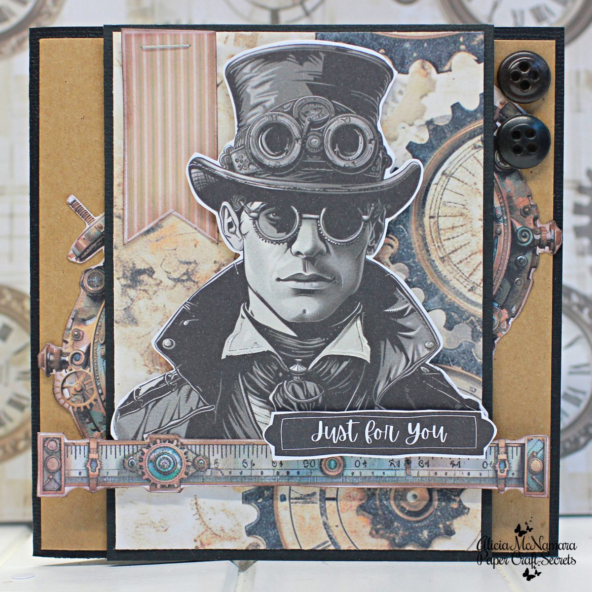 How to Make Steampunk Vintage Cards by Alicia McNamara