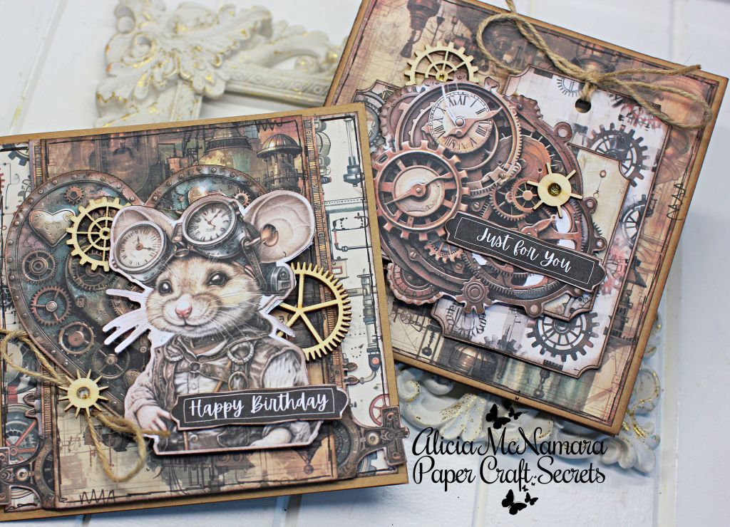 How to Make Steampunk Vintage Cards by Alicia McNamara